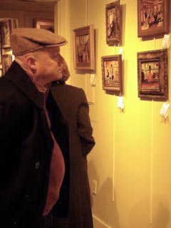 opening night guests at Jean Bragg Gallery