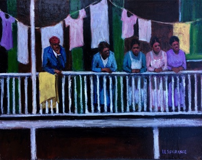 Laundry Day Balcony